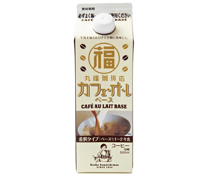 Marufuku Coffee Shop Cafe Ole Base 500ml paper pack x 12 pieces [shipped in Japan]
