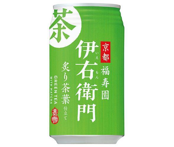 Suntory Green Tea Iemon (Iemon) Roasted Tea Leaves 340g can x 24 pieces [Shipped in Japan]