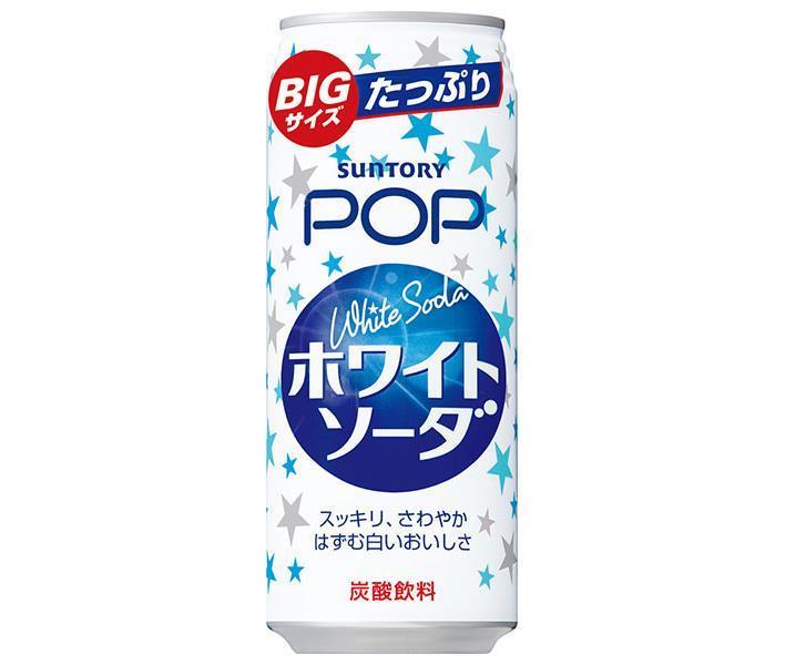 Suntory Pop White Soda 490ml can x 24 bottles [shipped in Japan]
