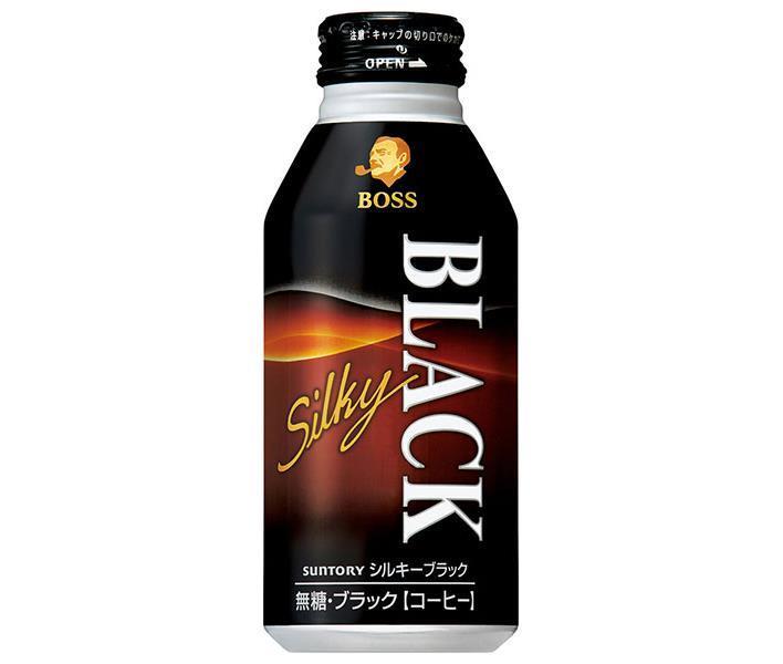 Suntory BOSS Silky Black 400g bottle can x 24 pieces [shipped in Japan]