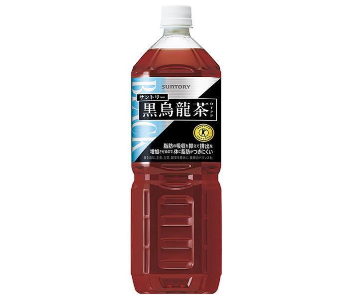 Suntory Black Oolong Tea [Food for Specified Health Uses] 1.4L plastic bottles x 8 bottles [shipped in Japan]