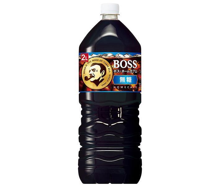 サントリー BOSS(ボス) ホームカフェ 無糖 2Lペットボトル×6本入【日本出荷】