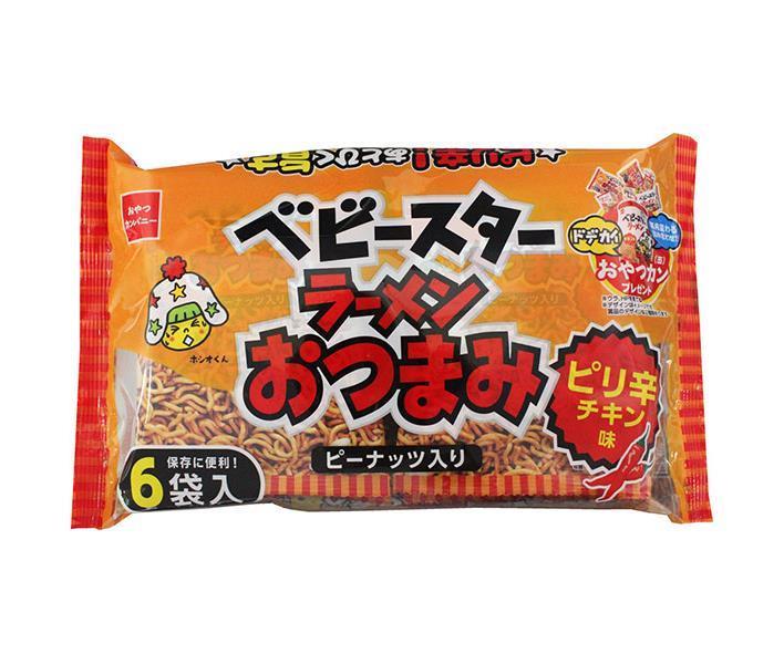Oyatsu Company Baby Star Ramen Snacks 6P Spicy Chicken Flavor 138g (23g x 6) x 15 bags [Shipped in Japan]