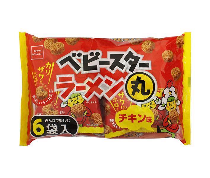 Oyatsu Company Baby Star Ramen Maru Chicken Flavor 6 bags 132g (22g x 6) x 15 bags [Shipped in Japan]