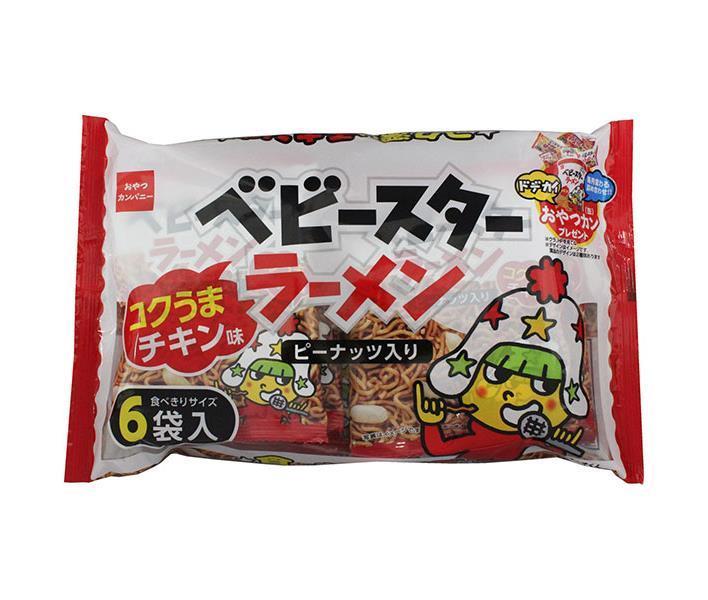 Oyatsu Company Baby Star Ramen Rich Chicken Flavor 6 bags 138g (23g x 6) x 15 bags [Shipped in Japan]
