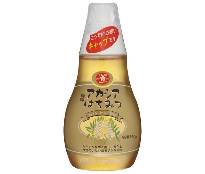 Kato Bibeeen Sakura Seal Pure Acacia Honey (Shine Gold Label) 150g x 12 bottles [Shipped in Japan]