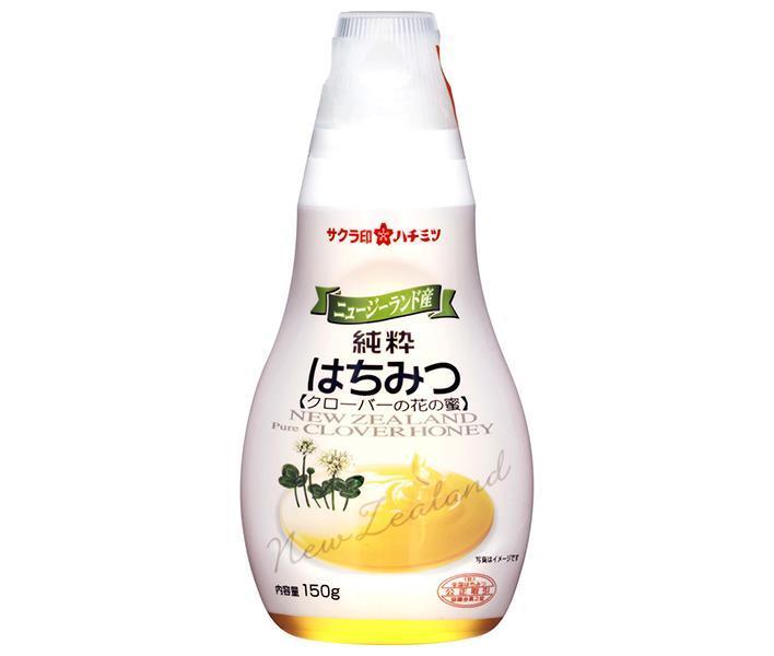 加藤美蜂園本舗 サクラ印 ニュージーランド産純粋クローバーはちみつ 150g×12本入【日本出荷】