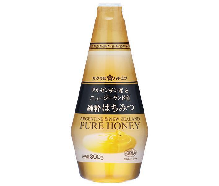 加藤美蜂園 サクラ印 アルゼンチン産＆ニュージーランド産純粋はちみつ 300g×12本入【日本出荷】