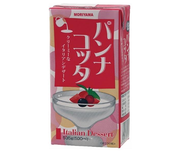 Moriyama Milk Industry MORIYAMA Panna Cotta 535g paper pack x 12 pieces [shipped in Japan]