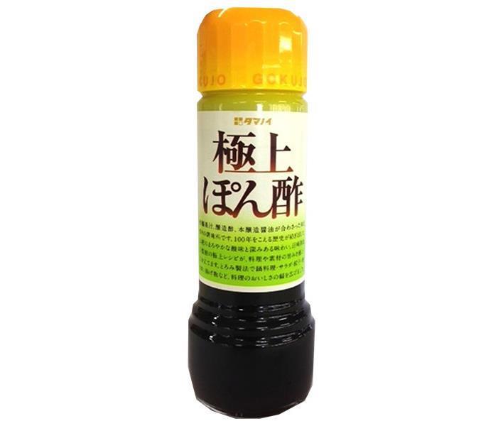 タマノイ酢 極上ぽん酢 185ml瓶×24(12×2)本入【日本出荷】