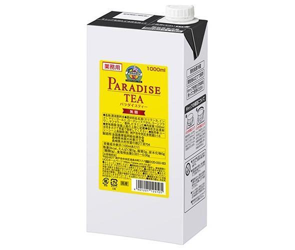 UCC パラダイスティー 無糖 1000ml紙パック×12(6×2)本入【日本出荷】