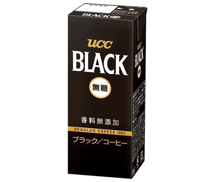 UCC BLACK(ブラック)無糖 200ml紙パック×24本入【日本出荷】