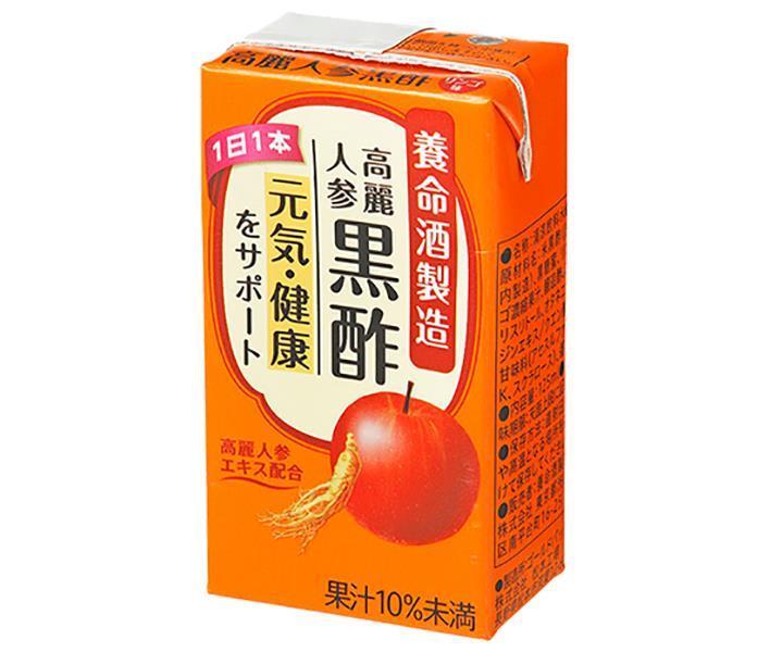 Yomeishu Ginseng Black Vinegar 125ml paper pack x 18 bottles [shipped in Japan]