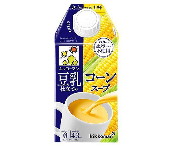 Kibun Soy milk corn soup 500ml paper pack x 12 bottles [shipped in Japan]