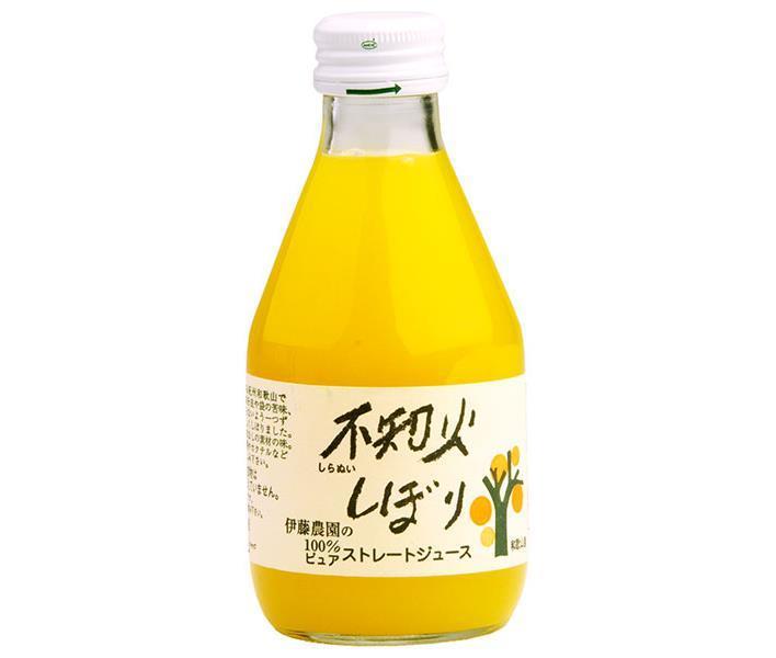 伊藤農園 100%ピュアジュース 不知火 180ml瓶×30本入【日本出荷】
