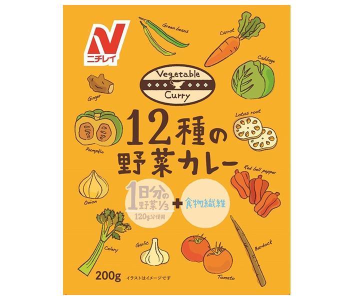 ニチレイフーズ 12種の野菜カレー 200g×30袋入【日本出荷】
