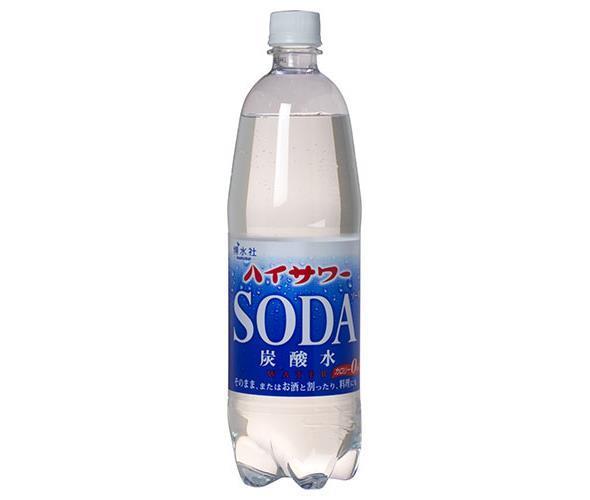 Hakusuisha High Sour Carbonated Water 1000ml PET bottles x 15 bottles [Shipped in Japan]