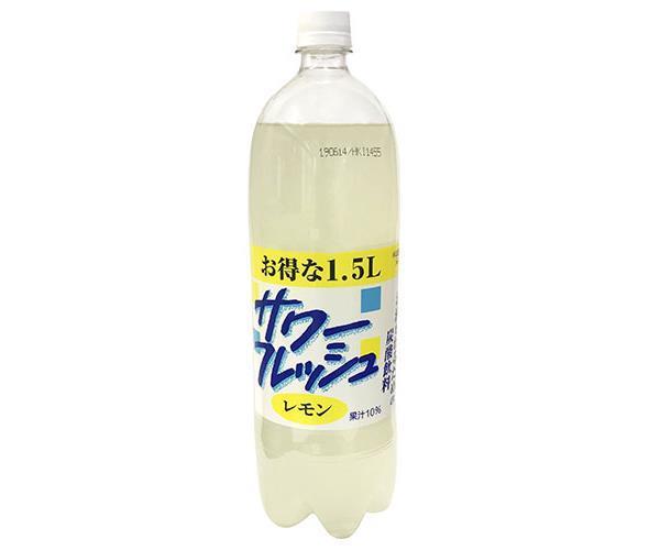 Hakusuisha Sour Fresh Lemon 1500ml plastic bottle x 8 pieces [shipped in Japan]