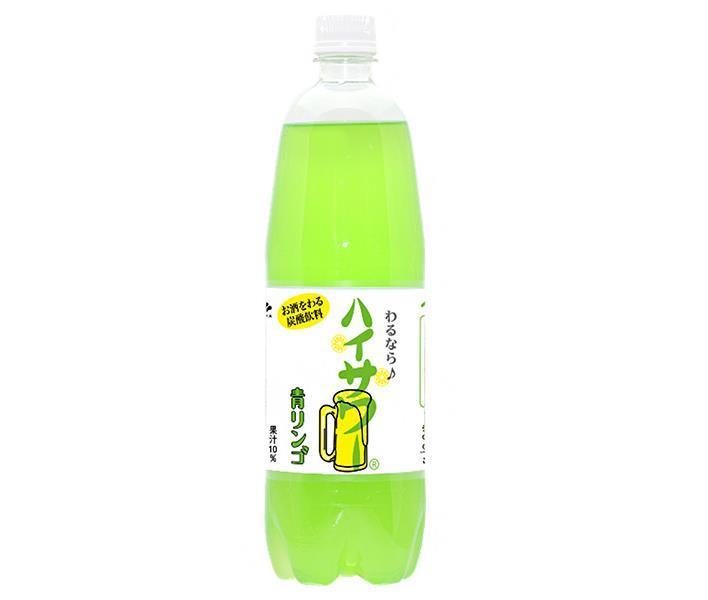 博水社 ハイサワー 青リンゴ 1000mlペットボトル×15本入【日本出荷】