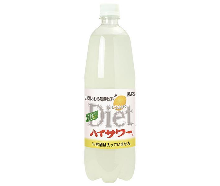 Hakusuisha Diet High Sour Lemon 1000ml plastic bottle x 15 pieces [shipped in Japan]