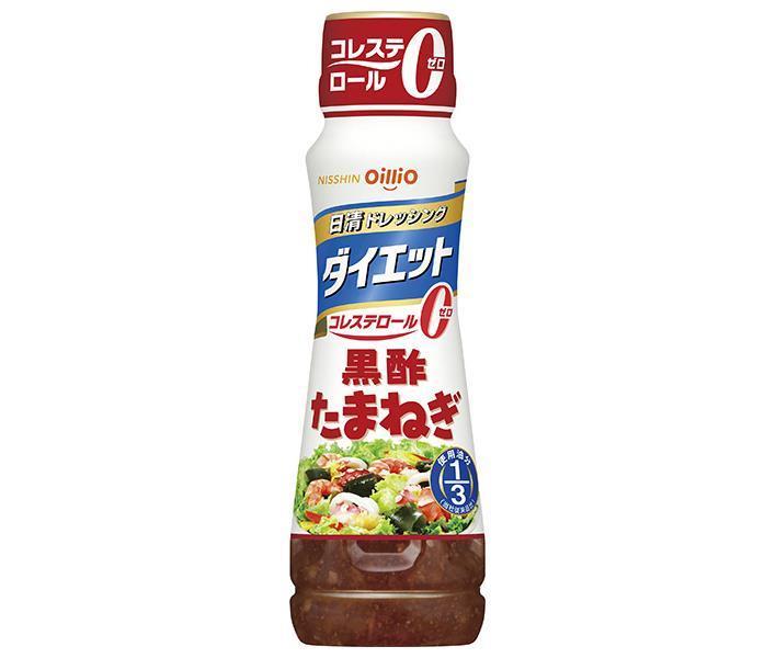 Nissin Oilio Nissin Dressing Diet Black Vinegar Onion 185ml PET bottle x 12 pieces [Shipped in Japan]