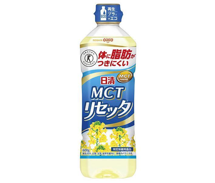 Nissin Oilio Nissin MCT Resetta [Food for Specified Health Uses Special Insurance] 600g plastic bottles x 10 bottles [Shipped in Japan]