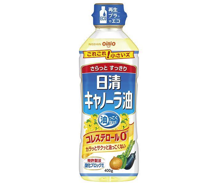 Nissin Oilio Nissin Canola Oil 400g PET bottles x 10 pieces [Shipped in Japan]