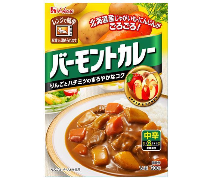 ハウス食品 バーモントカレー 中辛 200g×30個入【日本出荷】