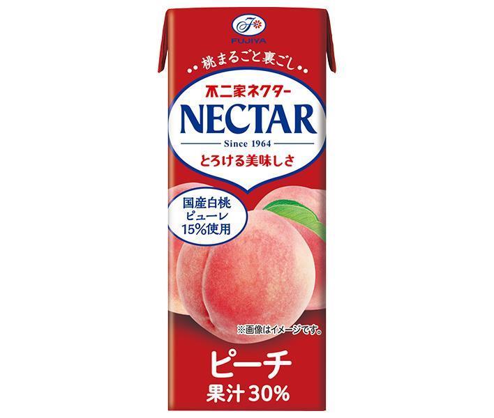 不二家 ネクター ピーチ 200ml紙パック×24本入【日本出荷】