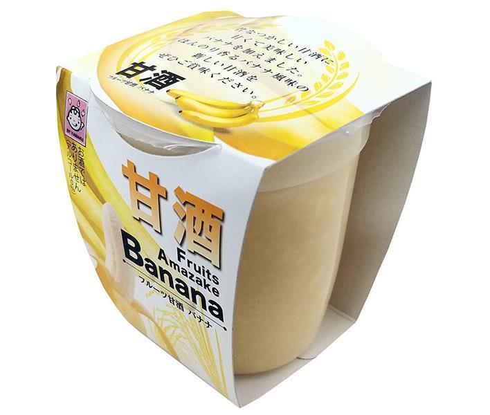 Yamaku Foods Fruit Amazake Banana 180g x 12 pieces [Shipped in Japan]