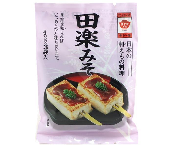ますやみそ 田楽みそ 120g(40g×3袋)×12袋入【日本出荷】