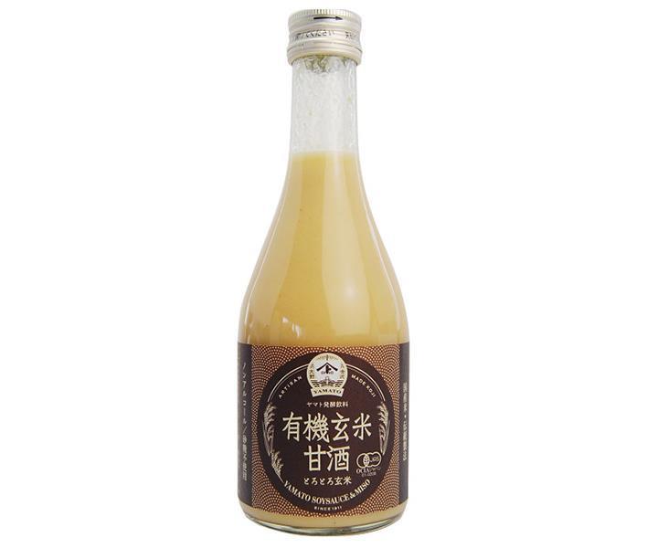 Yamato Soy Sauce Miso Organic Brown Rice Amazake 300ml bottle x 12 bottles [Shipped in Japan]