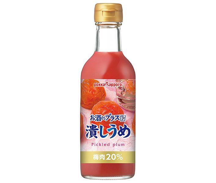 ポッカサッポロ お酒にプラス 潰しうめ 300ml瓶×12本入【日本出荷】