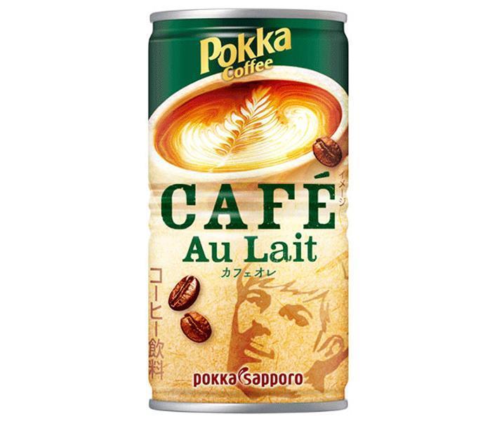 Pokka Sapporo Pokka Coffee Cafe au lait 190g can x 30 pieces [Shipped in Japan]