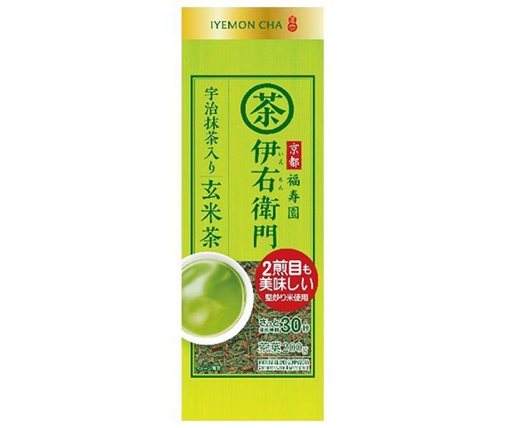 Uji Rouseicha Iemon Genmaicha with matcha 200g x 12 bags [shipped in Japan]