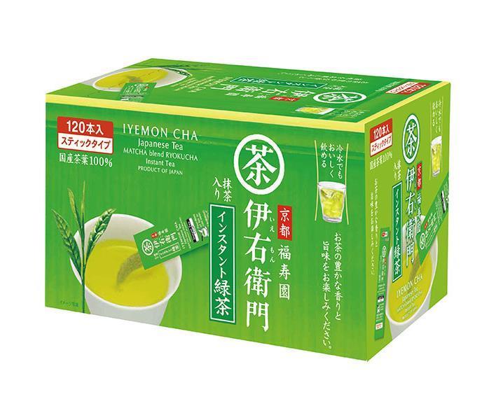 Uji no Tsuyoseicha Iyemon Instant Green Tea Stick 0.8g x 120P x 1 box [Shipped in Japan]