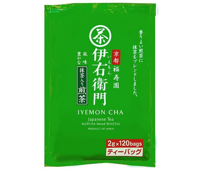 宇治の露製茶 伊右衛門 抹茶入り煎茶ティーバッグ 2g×120P×1袋入【日本出荷】