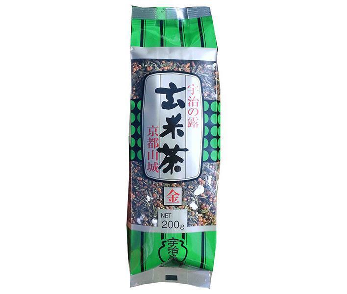 宇治の露製茶 宇治の露 玄米茶 (金) 200g×12袋入【日本出荷】