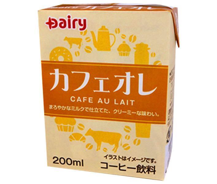 Minami Nippon Dairy Cooperative Daily Cafe au lait 200ml paper pack x 24 bottles [shipped in Japan]