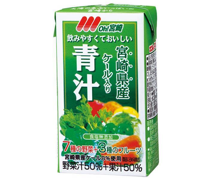 Southern Japan Dairy Cooperative Oh! Miyazaki Aojiru 125ml paper pack x 24 bottles [shipped in Japan]