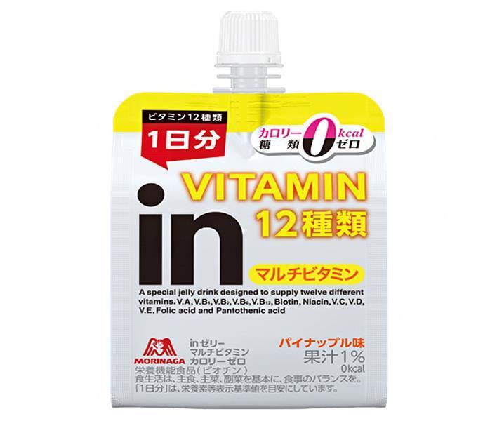 森永製菓 inゼリー マルチビタミン カロリーゼロ 180gパウチ×36本入【日本出荷】