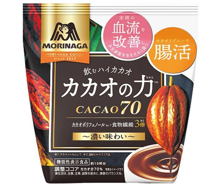Morinaga & Co. Power of Cacao CACAO 70 200g x 24 (12 x 2) bags [Shipped in Japan]