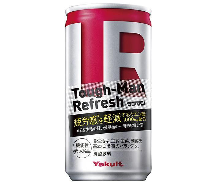 Yakult Tough-Man Refresh [Food with functional claims] 190g can x 30 pieces [Shipped in Japan]