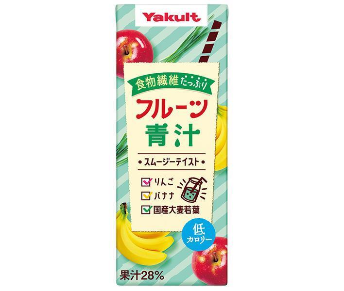 Yakult Fruit Green Juice Smoothie Taste 200ml paper pack x 24 bottles [shipped in Japan]