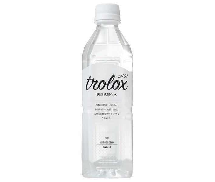 Trolox Natural Antioxidant Water Trolox 500ml plastic bottle x 24 bottles [Shipped in Japan]