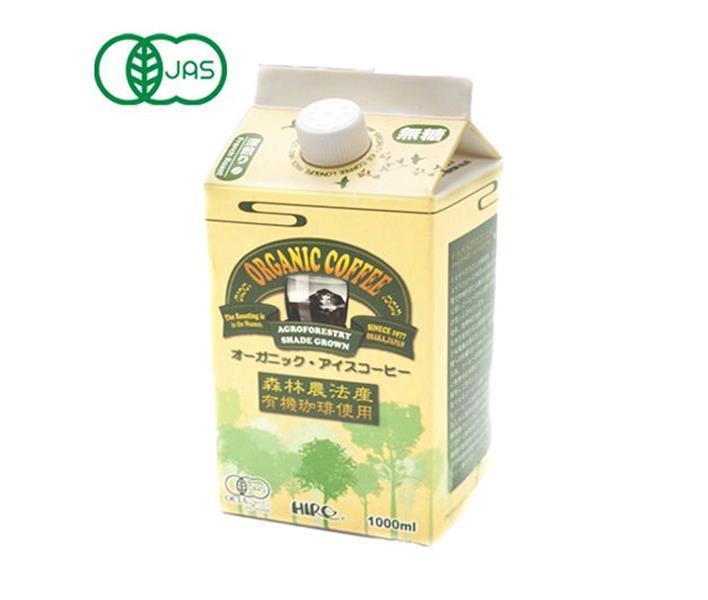 Hiro Coffee Organic Nell Drip Iced Coffee 1000ml paper pack x 12 bottles [shipped in Japan]
