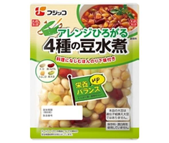 フジッコ アレンジひろがる4種の豆水煮 132g×12袋入【日本出荷】
