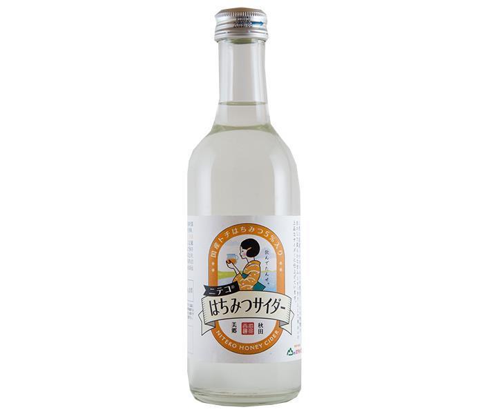 Akita Misato Zukuri Niteco Honey Cider 300ml bottle x 24 bottles [shipped in Japan]