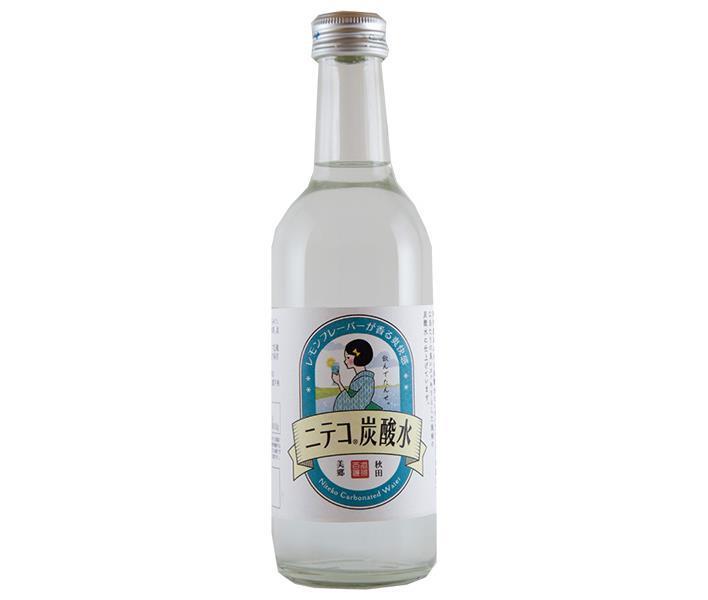 あきた美郷づくり ニテコ炭酸水 300ml瓶×24本入【日本出荷】