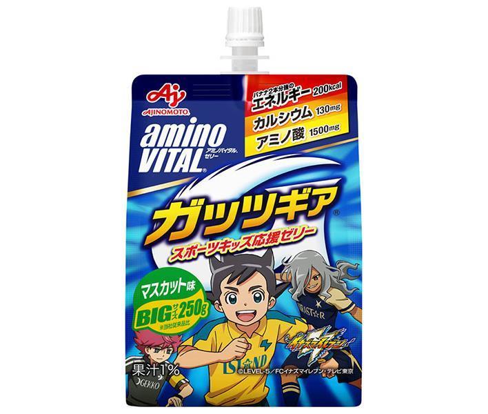 味の素 アミノバイタルゼリー ガッツギア マスカット味 250gパウチ×24本入【日本出荷】